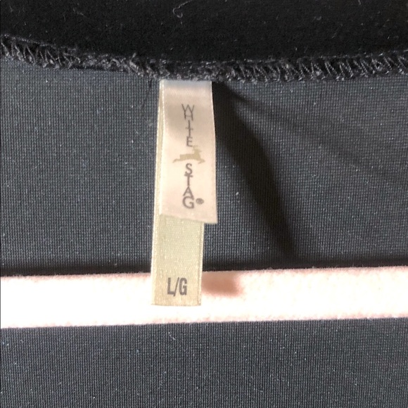 White Stag Black Velvet Tunic Top - Picture 2 of 6